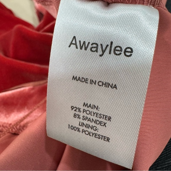 NWT Awaylee X Free People Peekaboo Velvet Jumpsuit Women's 1X Cutout Red Orange - Picture 14 of 16